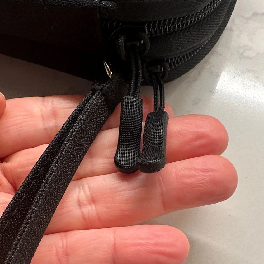 NEW Tech Zippered Organizer Travel Case In Black